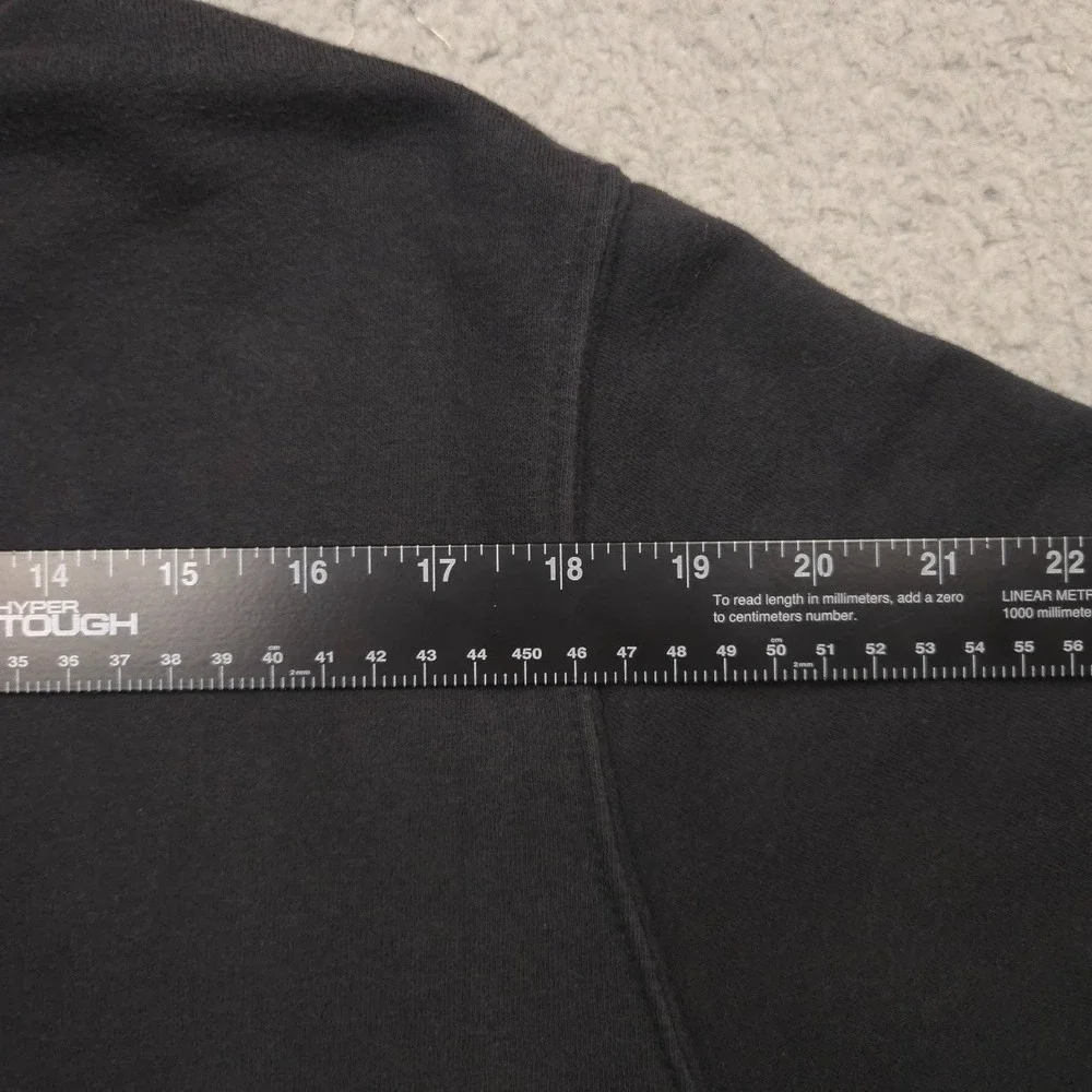 The North Face Half Dome Pullover Hoodie Mens Large Black Logo Fleece